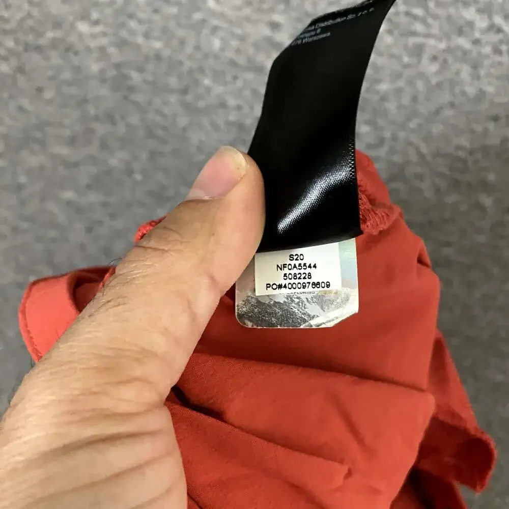 The North Face Men’s Size 36 Orange Nylon Zip Pocket Outdoors Hiking Trail Short